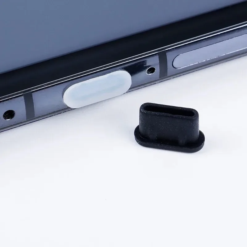 Universal Metal Charging Port Dust Plug & Cleaning Brush Kit - Premium Anti-Dust Accessory