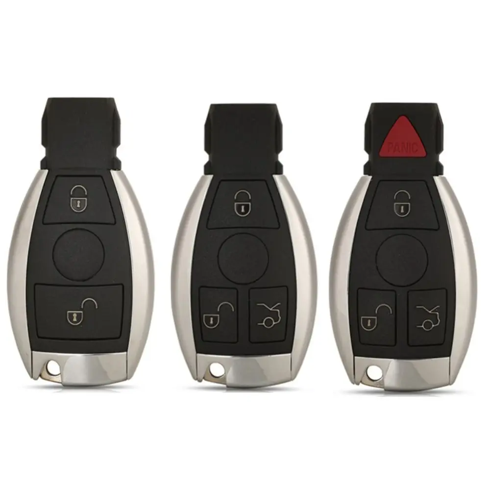 

For Mercedes Benz W203 W204 W205 W210 W211 W212 W221 W222 2/3/4 Buttons BGA NEC Replace Car Remote Control Key Shell Case