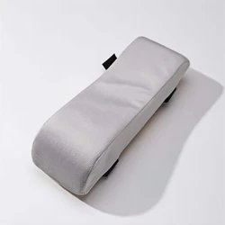 Ergonomic Office Chair Armrest Cushion with PU Foam Core for Enhanced Comfort (1pc grey)