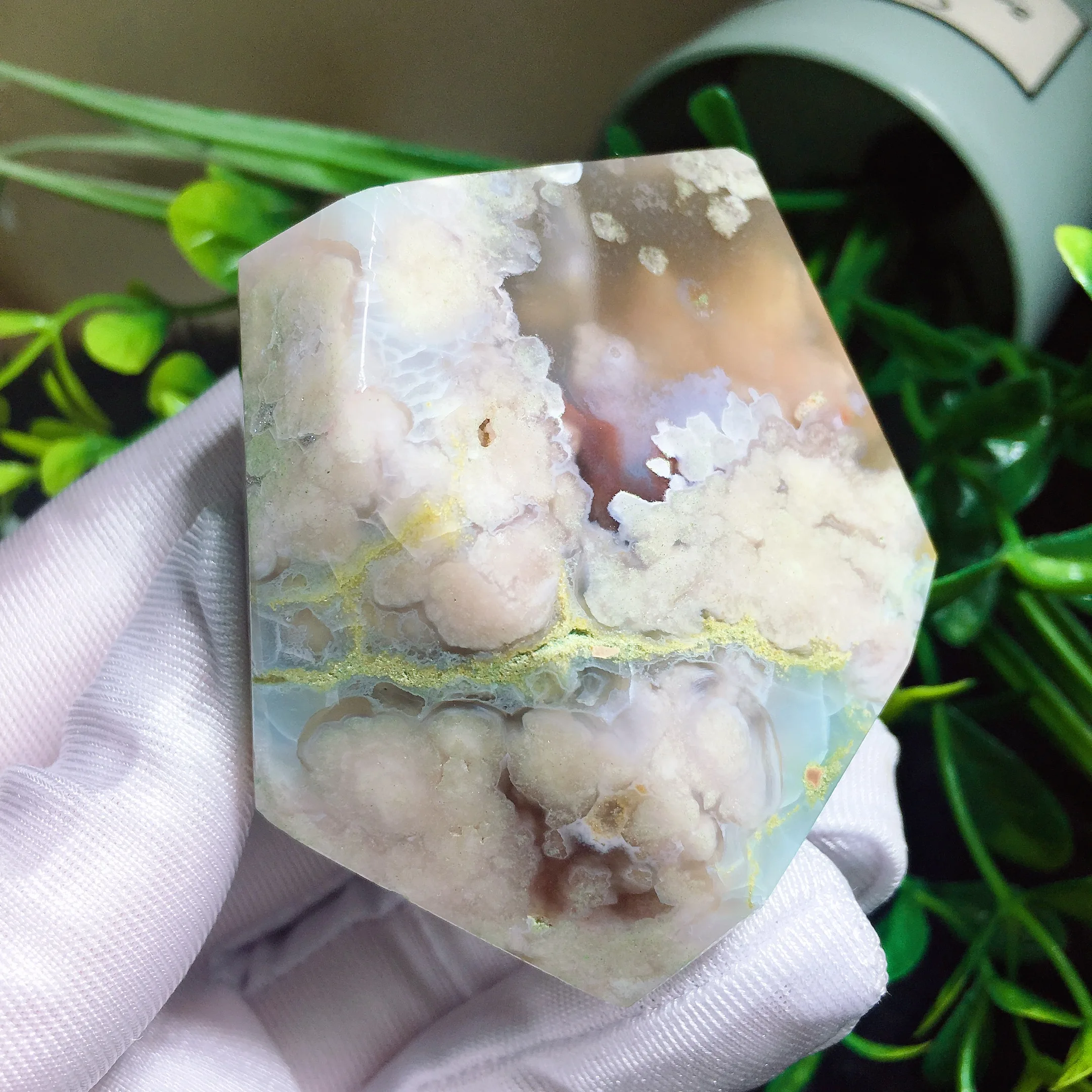 Green Flower Agate Freedom 2403
