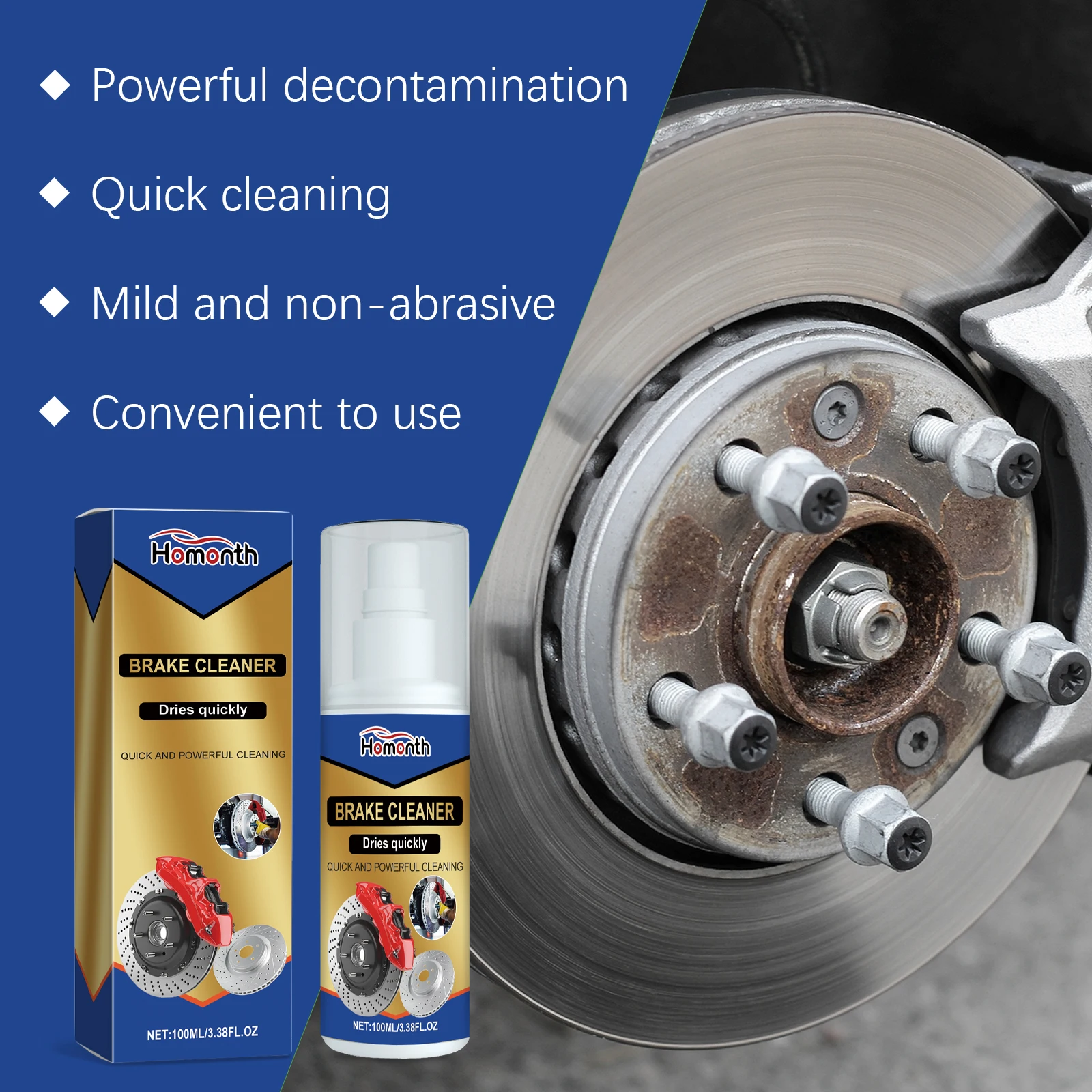 Paint rust remover rust remover spray metal rust remover Automotive brake cleaner spray oil & grease remover Car/Truck brake systems