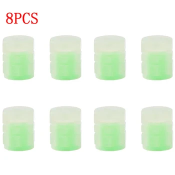 จุกวาล์วเรืองแสงสีแดงกลางคืนเรืองแสงได้สำหรับแต่งรถมอเตอร์ไซด์ยางฮับตกแต่งไฟติดล้อจักรยานอเนกประสงค์ 9