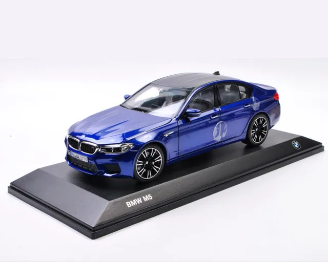 BMW M5 F90 Scale Model 1/18 Marina Bay Blue Pre-LCI