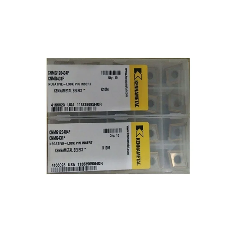 

10pcs Kennametal 100% Original CNMG CNMG120408R CNMG120404F CNMG120402MS Medium-Roughing Carbide Turning Inserts
