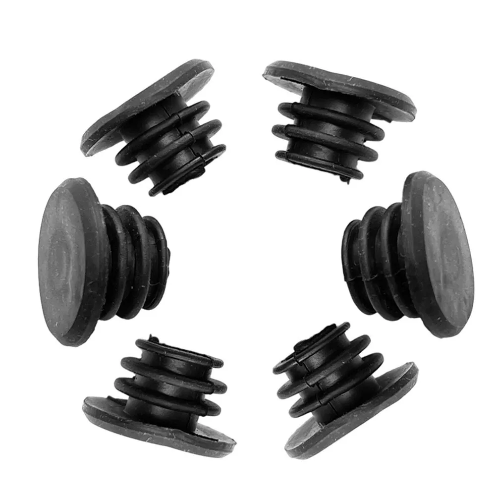 

New Practical Durable End Plugs Bike Handlebar 6PCS Plugs Ends Bicycle Bar End High-Quality For Standard Bicycle
