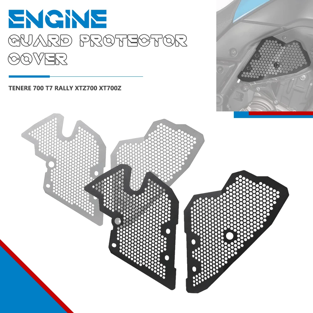 Per Yamaha Tenere 700 2019-2021 Moto Protector Crap Flap Engine Guard Bashplate Cover Crap Flap Xtz700 Xt700Z Tenere Rally