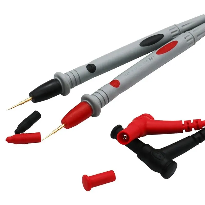 Multimeter Probe Practical 1000 V 10A/20A Thin Tip Needle Multi Meter Test Probe Digital Multimeter Tester Pen Cable Wire Universal Probe Wire