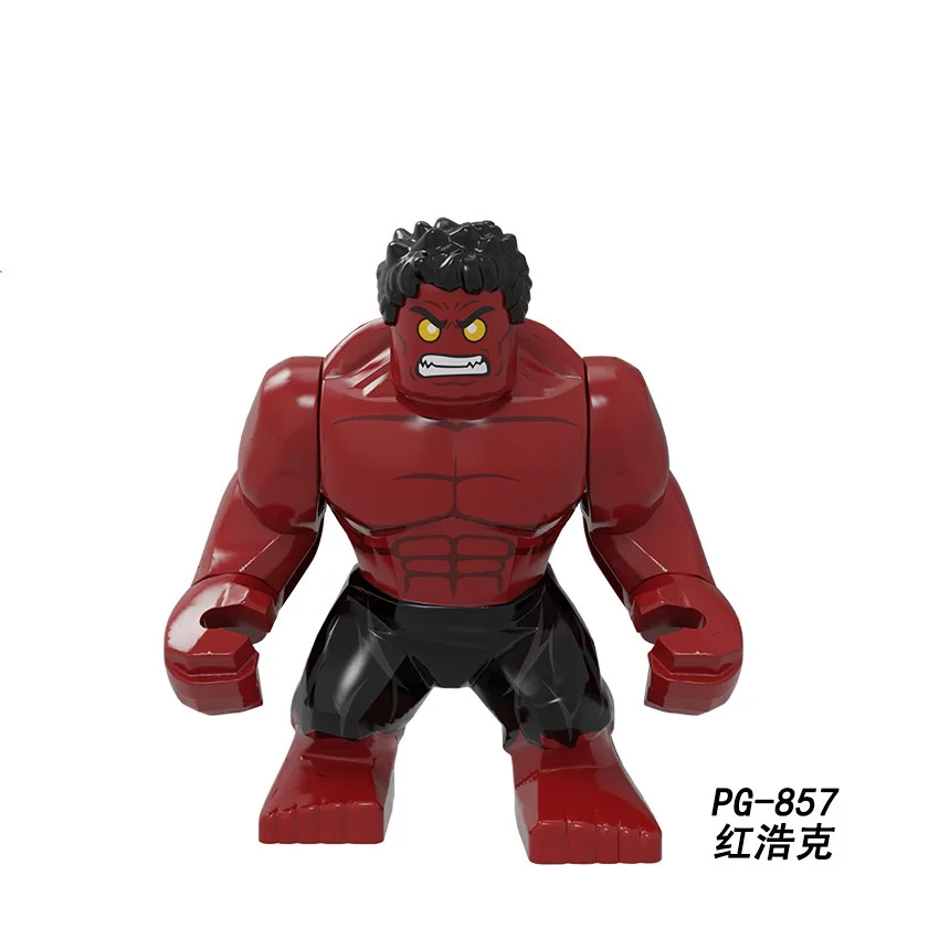 Hulk Anime figures Spider Anime Figure Building Blocks Venom Wolverine Super Mans Heroes Toys Children Boy Girls Gift Toy Building Blocks Action Figures