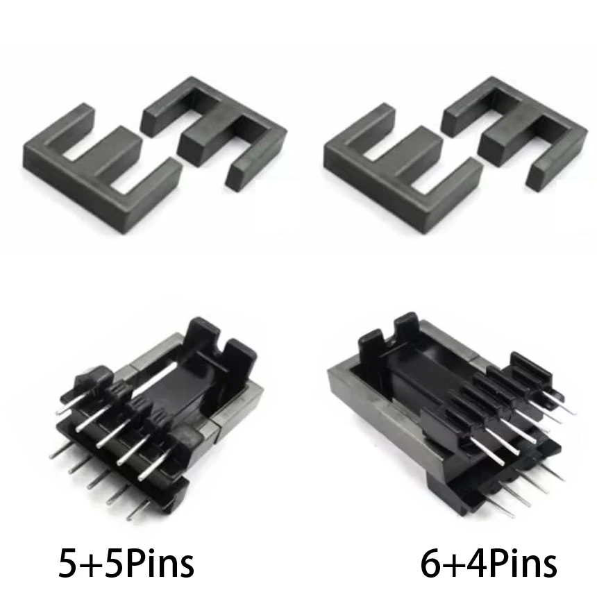 Transformador Vertical Bobina de Núcleo Magnético de Ferrite de Alta Freqüência Esqueleto Antigo Bobina Maior Alta Freqüência Mais + Pinos 10p Mn-zn Pc40 Eel19