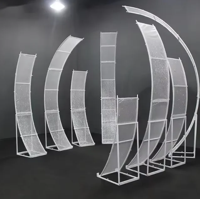 new 2.8M*3M wedding props Chinese screen wedding scene stage background window decoration wrought iron arch.