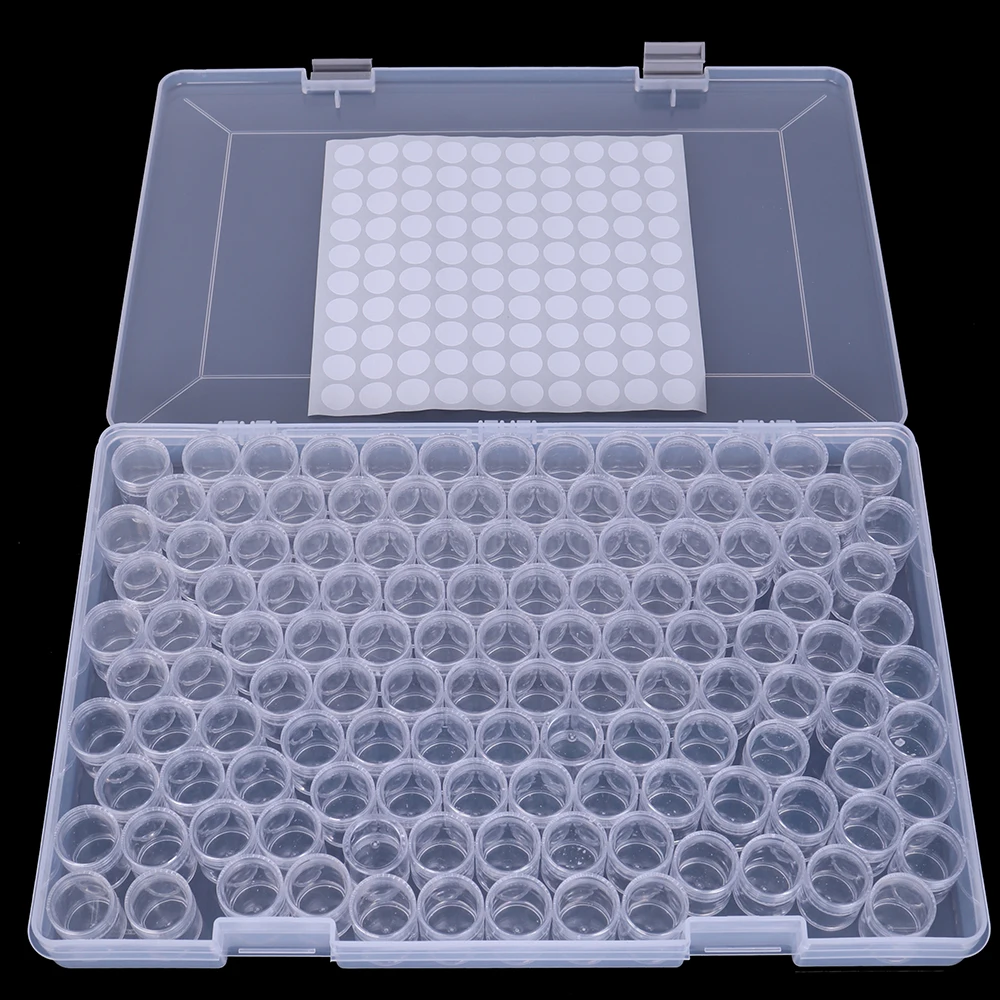 Diamant Aufbewahrung Set - 30 Kleine Container + Aufkleber