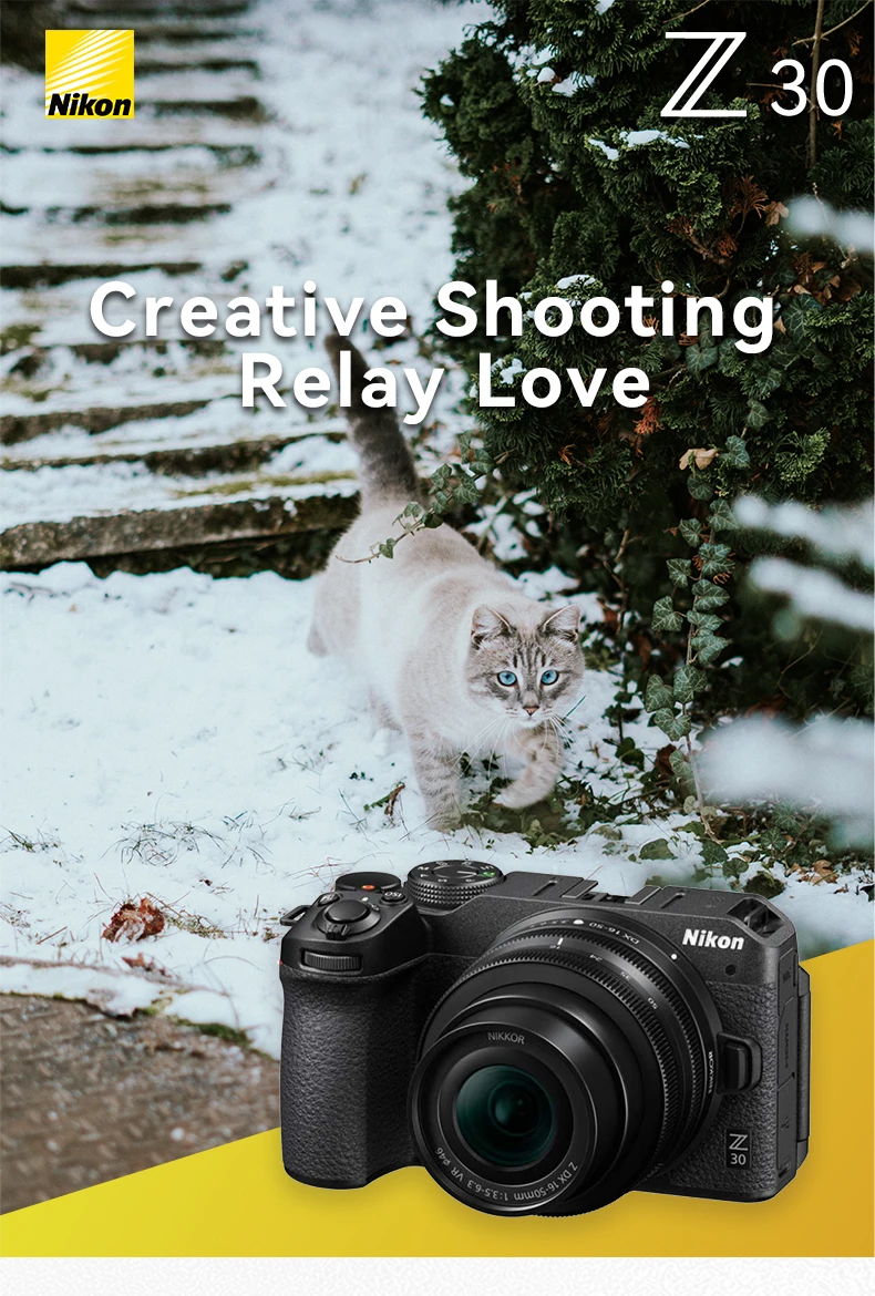 NIKON Z30 EntryLevel Mirrorless Cameras For Beginners 4K HD Live