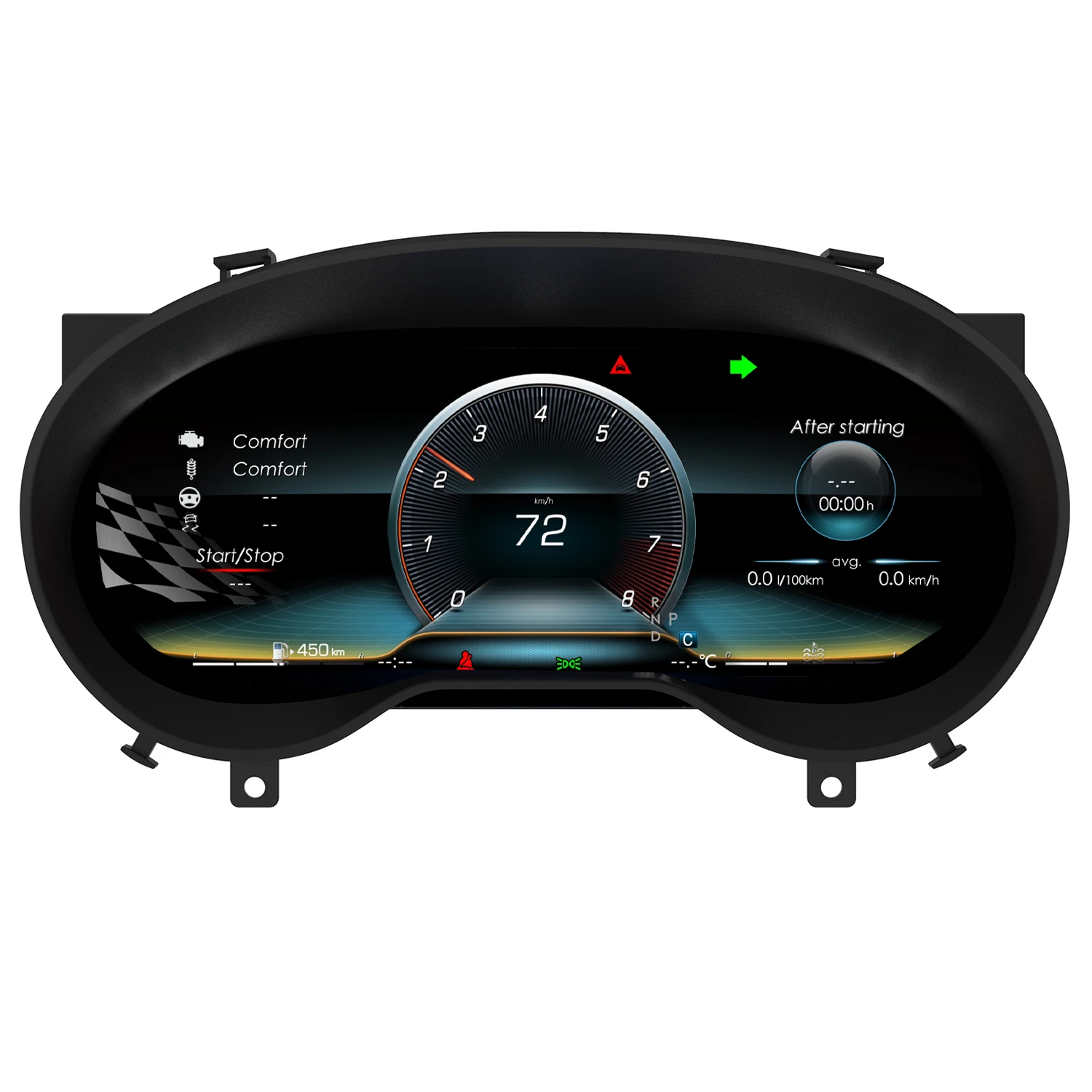 Panel de Instrumentos Digital de 12.3'' para Mercedes Benz CLA/GLA/A-Class X156 C117 W117, Pantalla LCD, Velocímetro, Cabina, CarPlay 4