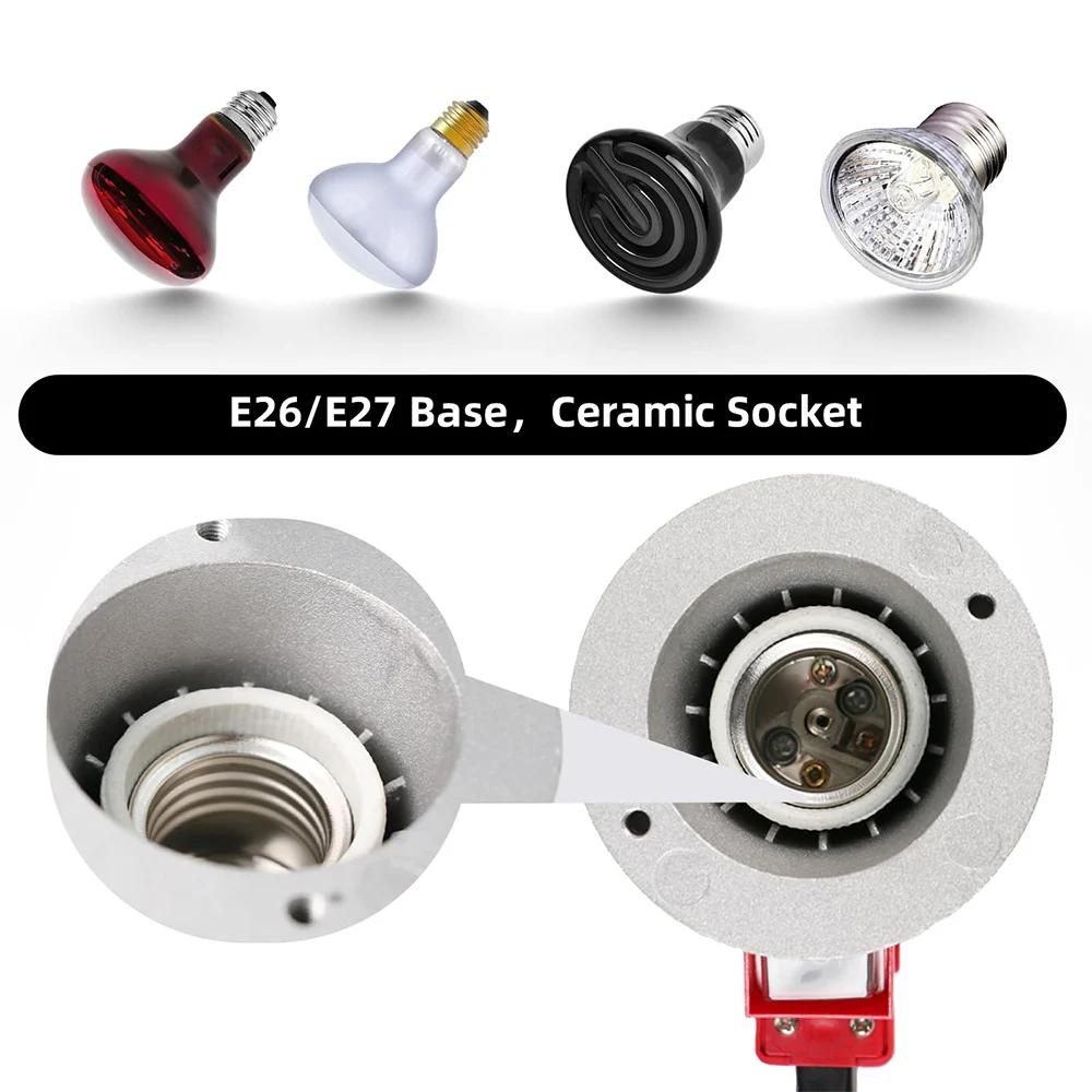 Livestock Poultry Breeding Lampshade Heating Lampshade 220V Insulation Thermal Insulation Equipment Breeding Supplies