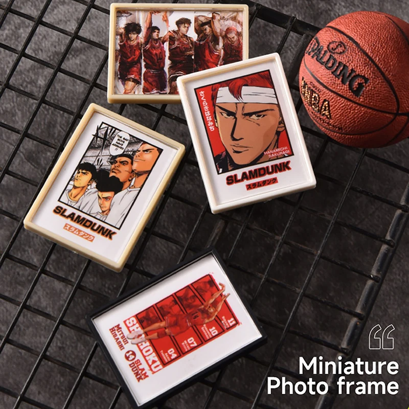 

Innovative 1:12 Dollhouse Accessories Simulated Miniature Basketball Expert Photo Frame Model Living Room Decoration Toys