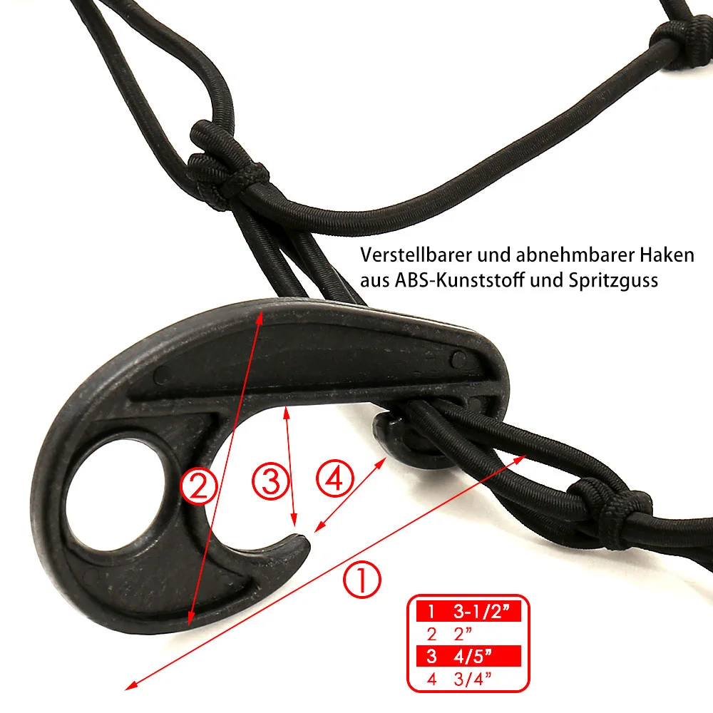 Rete Portabagagli Elastica XXL 120x180cm Con Ganci - Per Auto, Moto, SUV E Camion, Resistente E Impermeabile