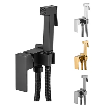 ห้องน้ํา Bidet ก๊อกน้ําเดี่ยวน้ําเย็น TAP มือถือ Bidet สเปรย์ชุดฝักบัวห้องน้ําแรงดันสูงทําความสะอาด Sprayer 1