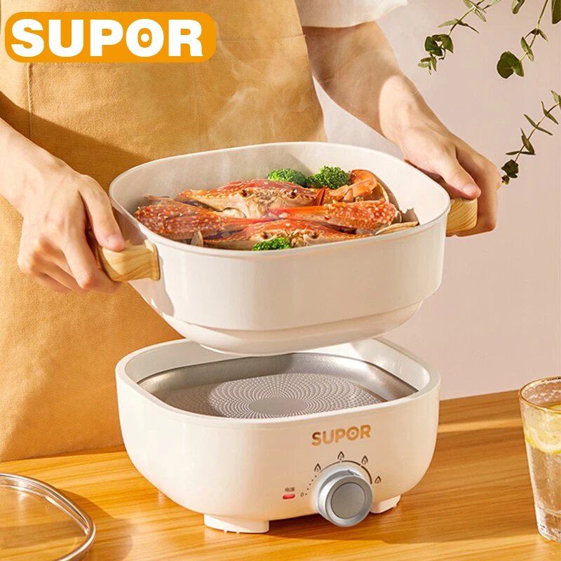 Multifunctional Electric Pot Portable Mini Rice Cooker Food Grade Stainless  Steel Electric Hot Pot With Steamer Electric Cooker - AliExpress