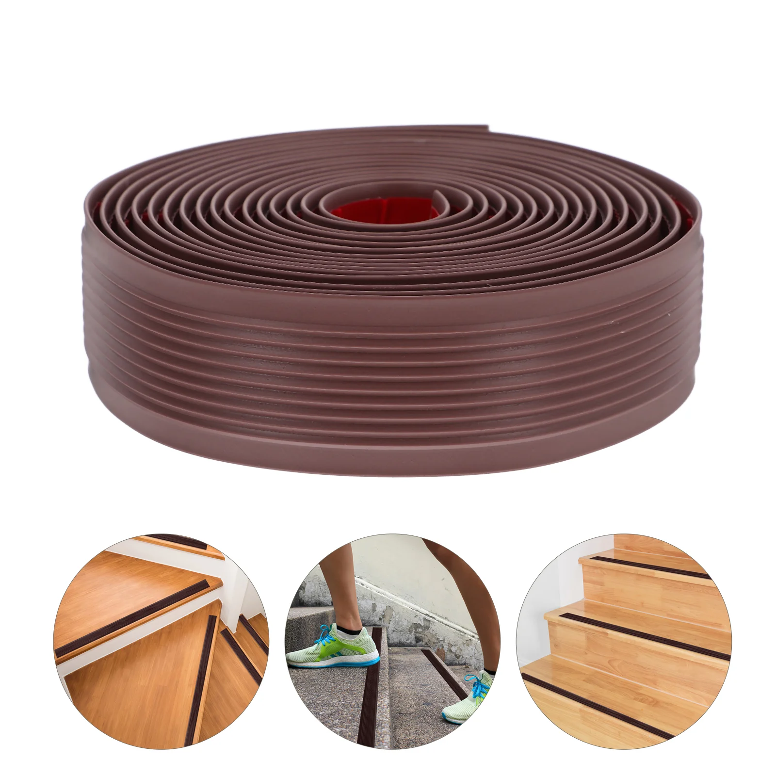 Anti-slip Strip Flexible Molding Trim Desk Edge Cushion Floor Profiles Rubber Corner Wood Peel and Stick Sticky Tiles