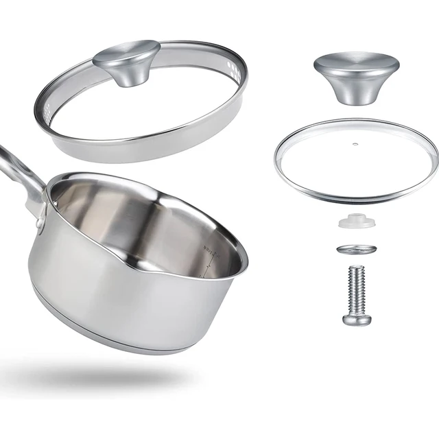 Set 6 Maniglie Coperchio Pentole - Bachelite Nera, Con Viti E Cacciavite, Universali - Foto 7