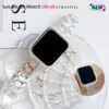 Electroplated light color change set for Apple Watch model 44/45/41/40/49/42/38mm strap, simple fashion for iwatch series 987654 1