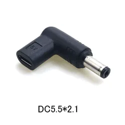 Universal USB - C PD to DC Power Connector: Versatile Charging Adapter (5.5 - 2.1mm 5V)