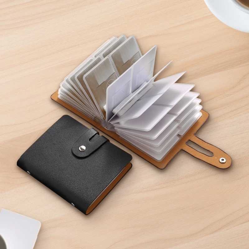 1PC 64 card slot Anti-demagnetization Anti-theft Bank Card Bag Zero Wallet