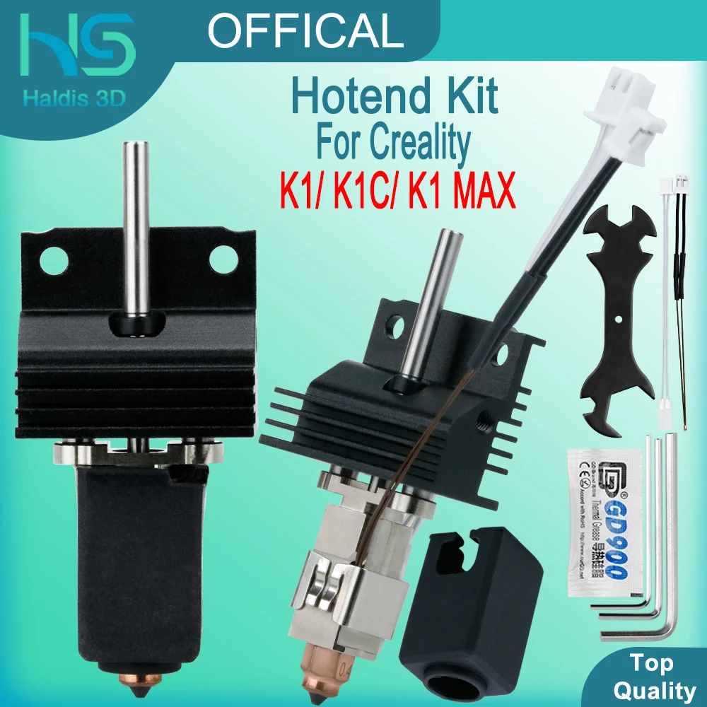 Upgrades Hotend Kit für Creality K1 K1C K1 Max Quick Swap Düsen Keramik Heizblock Thermistor Hot End Kit 3D Drucker Teil