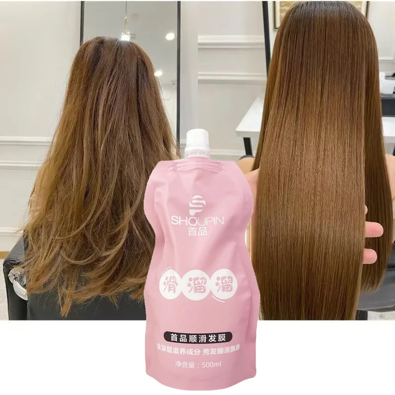 

500ml Magical 5 Seconds Hair Mask Keratin Repair Damaged Frizzy Hair Soft Smooth Shiny Nutrition Deep Nourishing Hair Root Scalp