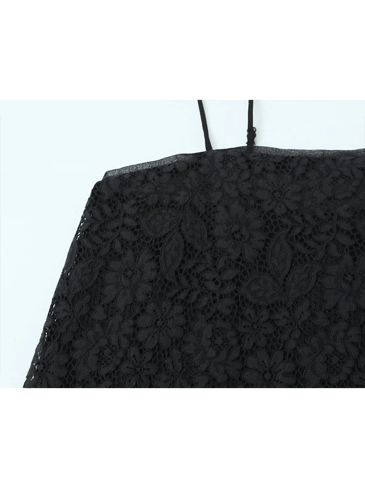 2026 New Women Asymmetrical Lace Strap Tops Summer Backless Sleeveless Off Shoulder Underwear Tanks Female Elegant Camisole