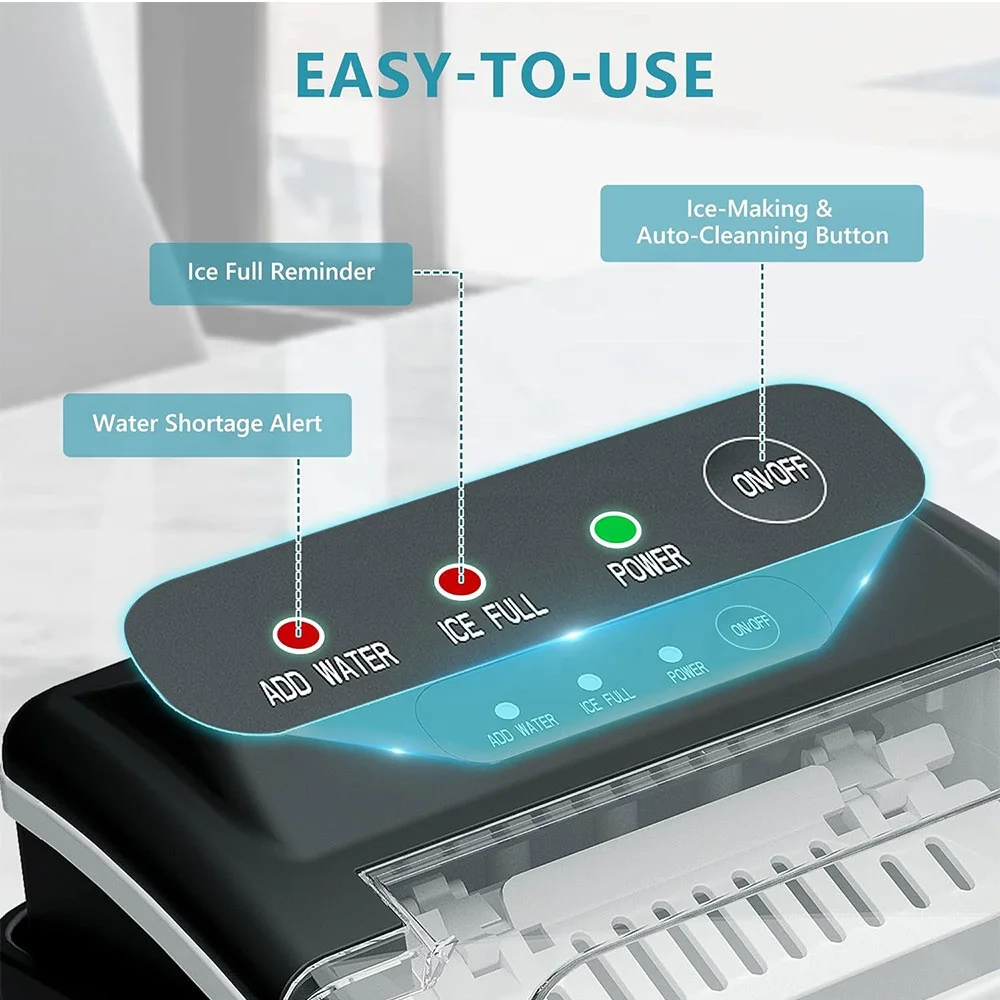 Ice Maker Ice Making Machine for Home Use with Factory Price Portable Countertop Maker Machine