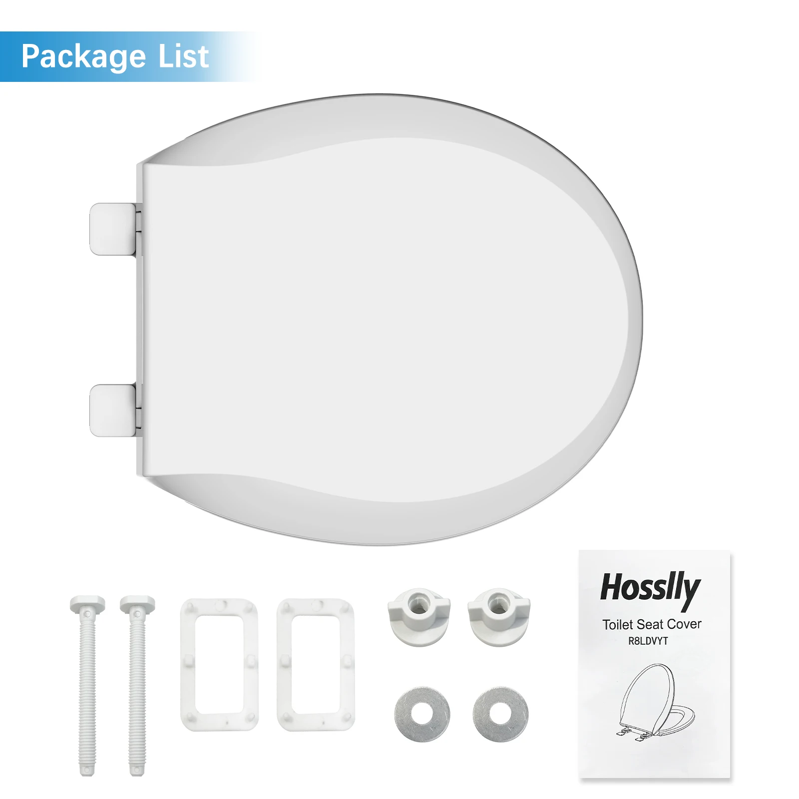 Round Toilet Seat with Built in Potty Training Seat, Potty Training Toilet Seat for Toddlers, Magnetic Kids and Cover