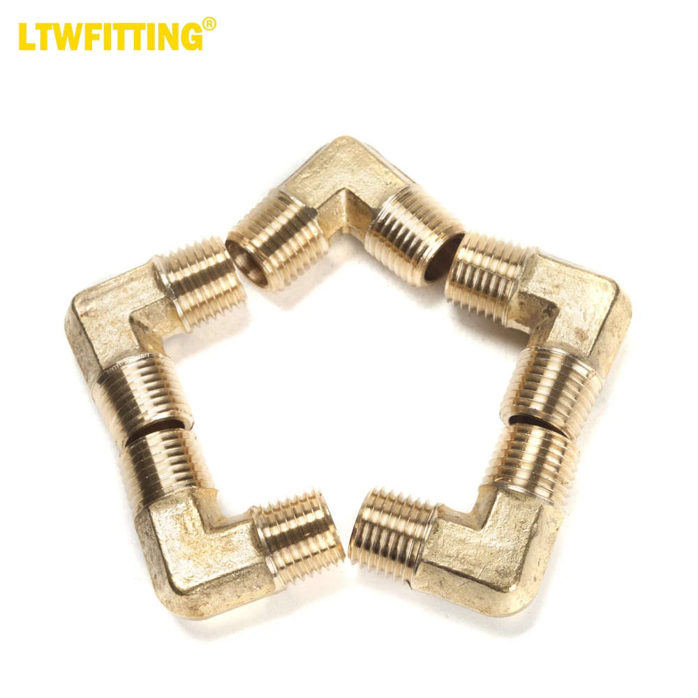 

Латунная Труба LTWFITTING, 90 градусов, угловой фитинг, 1,3-дюймовый NPT, для воды и топлива (комплект из 5)