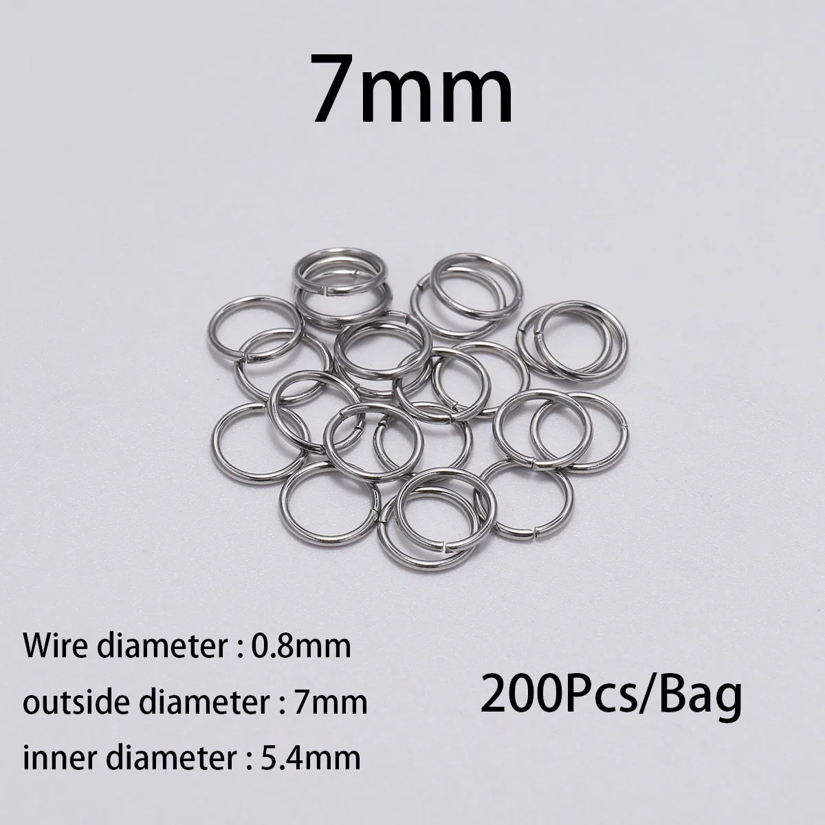 0.8 x 6mm 200pcs