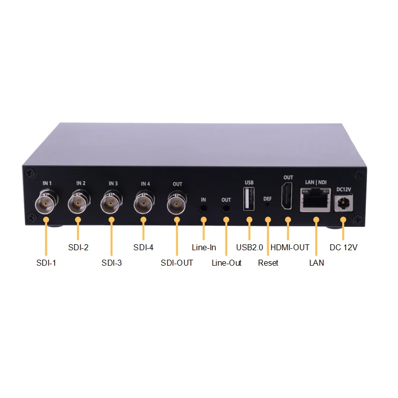 ENC4SP SDI ڴ ڴ, 4K 1080P NDI SRT RTMP RTSP ̺ Ʈ IPCam