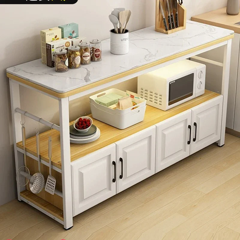 Sideboards Multifunctional Storage Cabinet Sideboard White Kitchen Furniture Muble Cuisine Island Organizer Vitrina Luxury LT