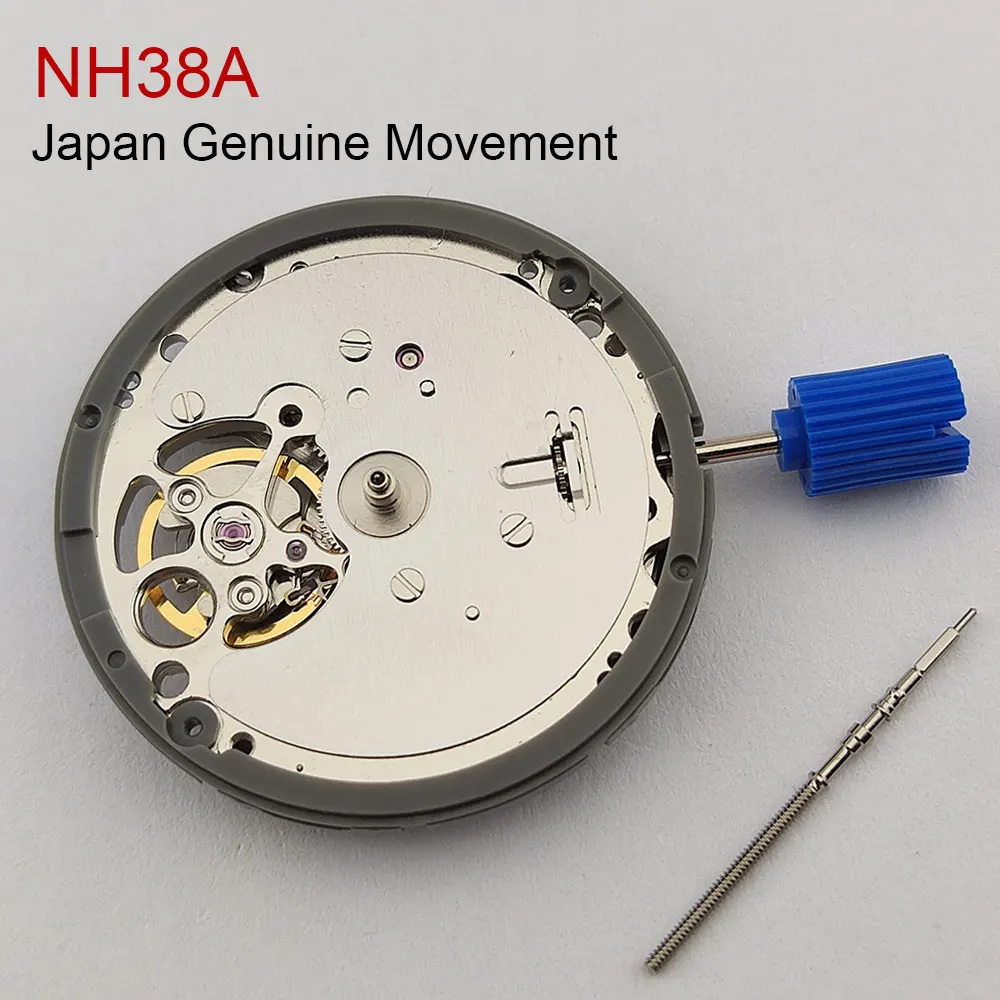 

Japan Genuine NH38A Mechanical Movement Mod Automatic Watch Mechanism 24 Jewels High Accuracy NH38 Top Repair replace Parts