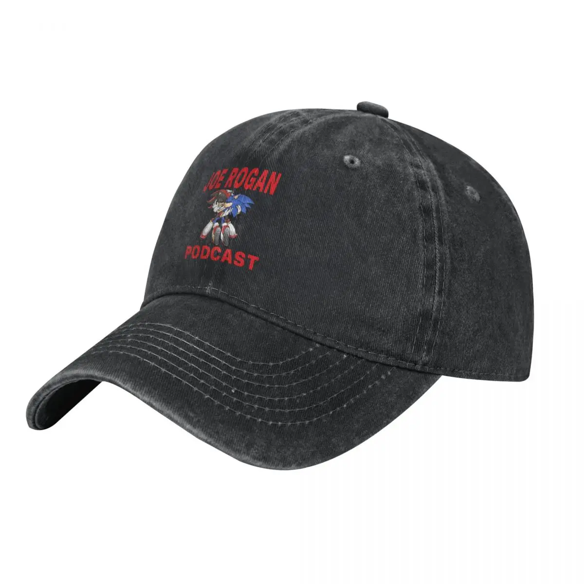 thumbnail image 1 of Gorra de verano con visera para el sol Podcast de Joe Rogan Gorras de hip hop Sombrero vaquero de Sonic Sombreros con visera, 1 of 4