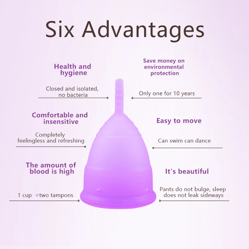 Menstrual Cups Medical Silicone