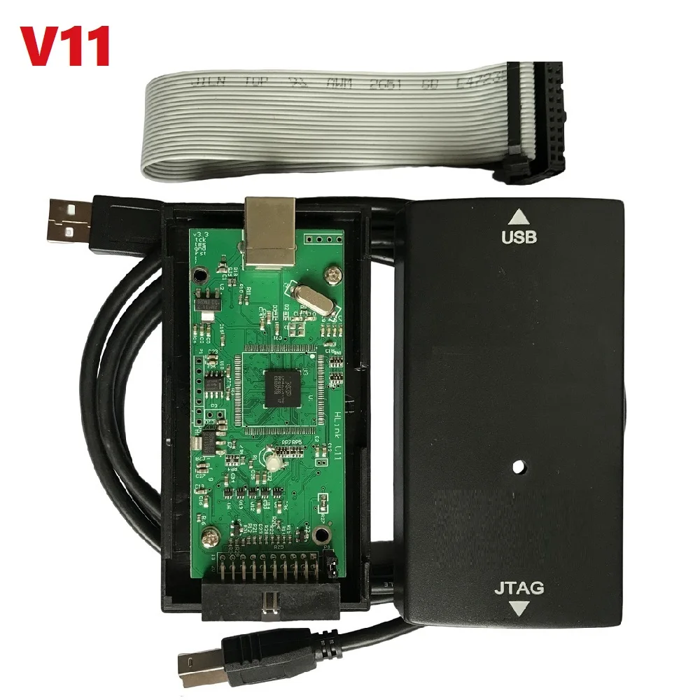 Фото Высокоскоростной эмулятор JLink V9 USB JTAG ARM для эмулятора J-Link V11 Jlink V11 эмулятор STM32F103C8T6 STM MCU №4