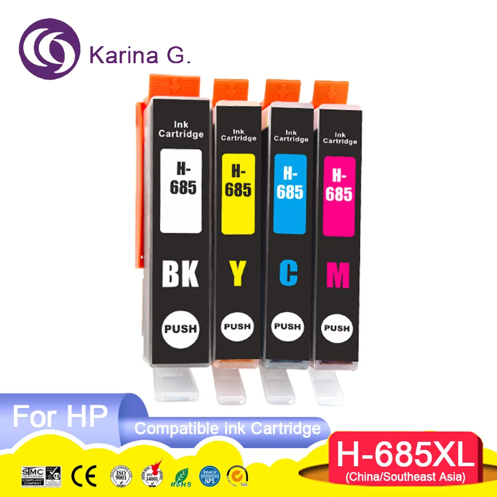 Ink Cartridge For 655 655xl H-655 Compatible For Deskjet Ink Advantage 3525 46