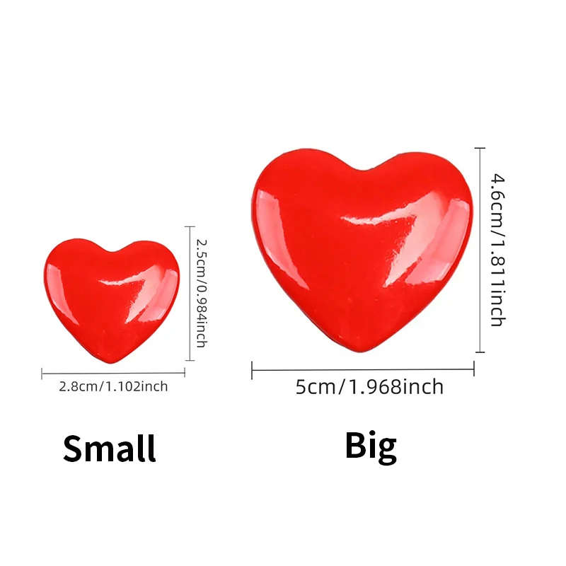 Heart-Shaped 3D Metal Love Emblem