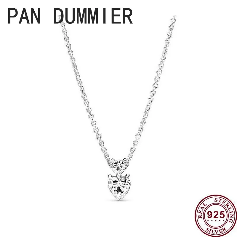 New Hot 925 Silver Eternal Tricolor Pansy Circular Halo Necklace Is Suitable For Wedding Gifts And High-quality Charm Jewelry