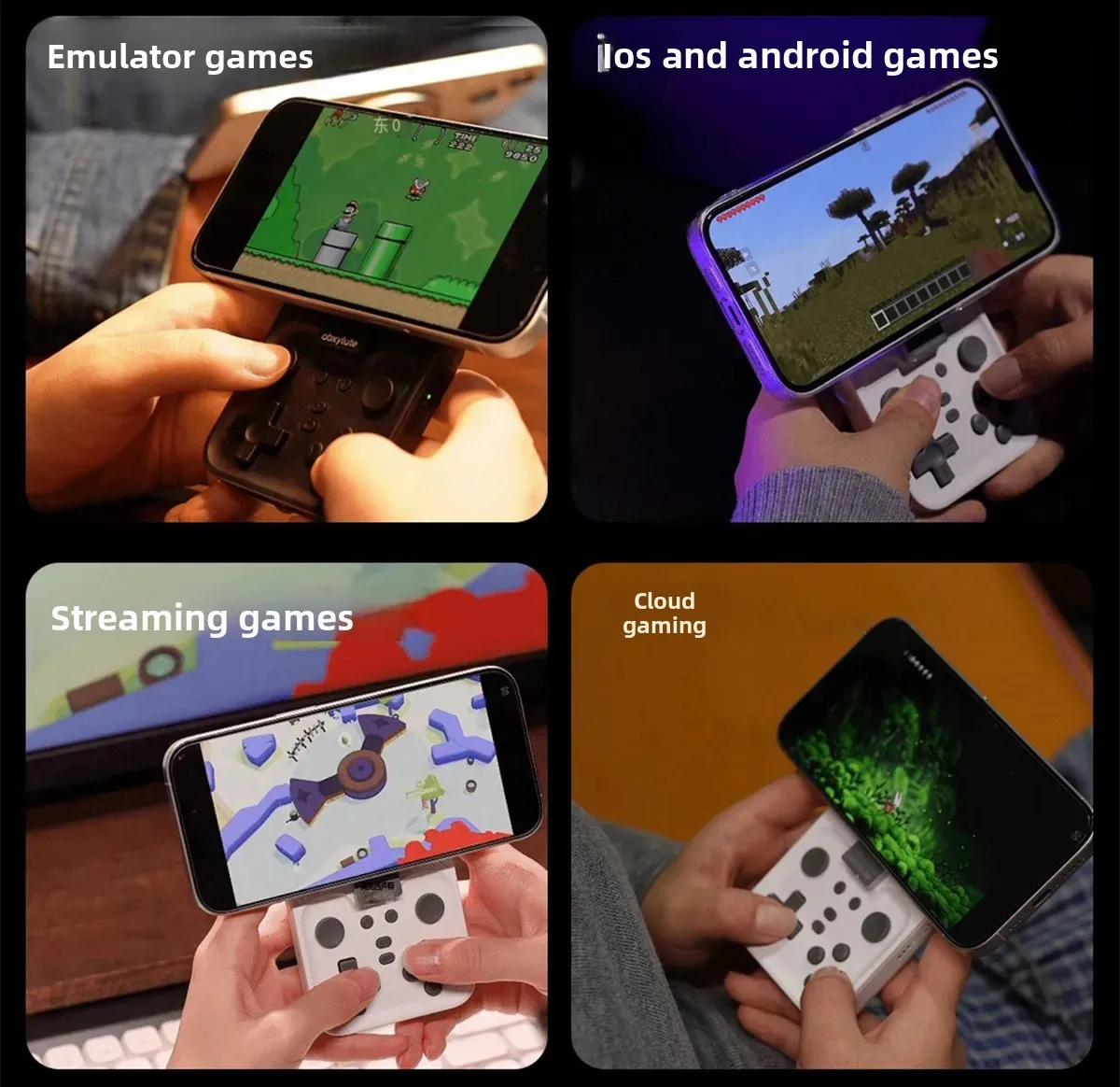 Abxylute M4 スナップオン式携帯電話コントローラー 磁気ミニモバイル