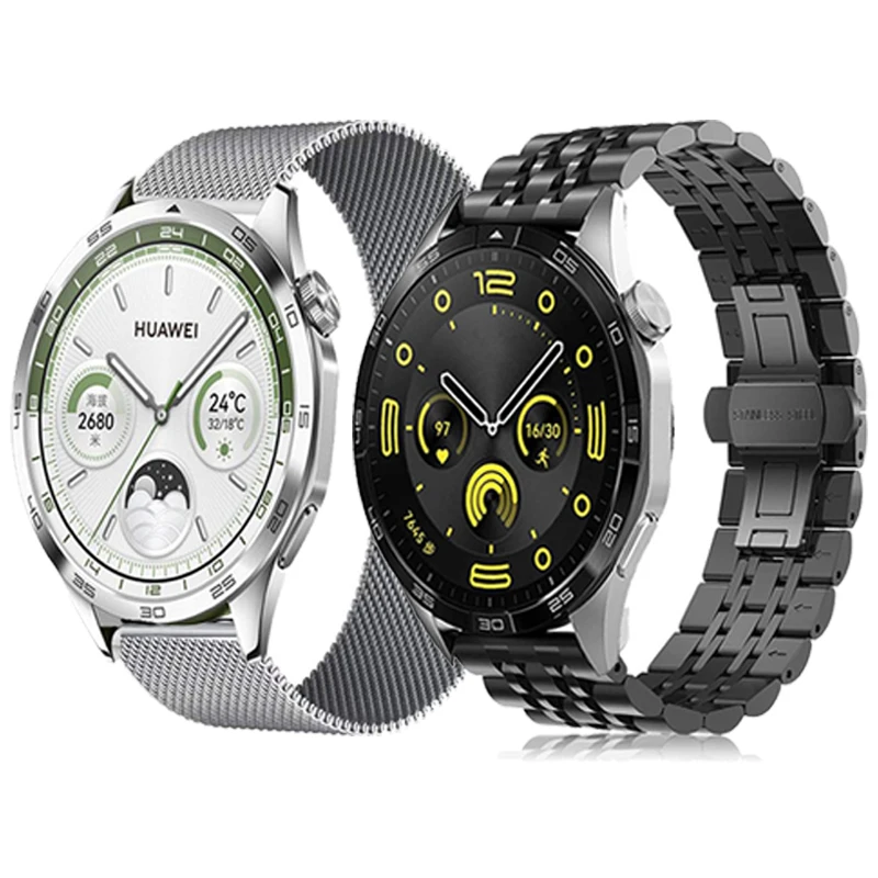 

20mm 22mm Metal Strap For Huawei Watch GT 4 46mm Smartwatch Accessories Wrist Band For Huawei Watch GT 2 3 42mm 46mm Bracelet