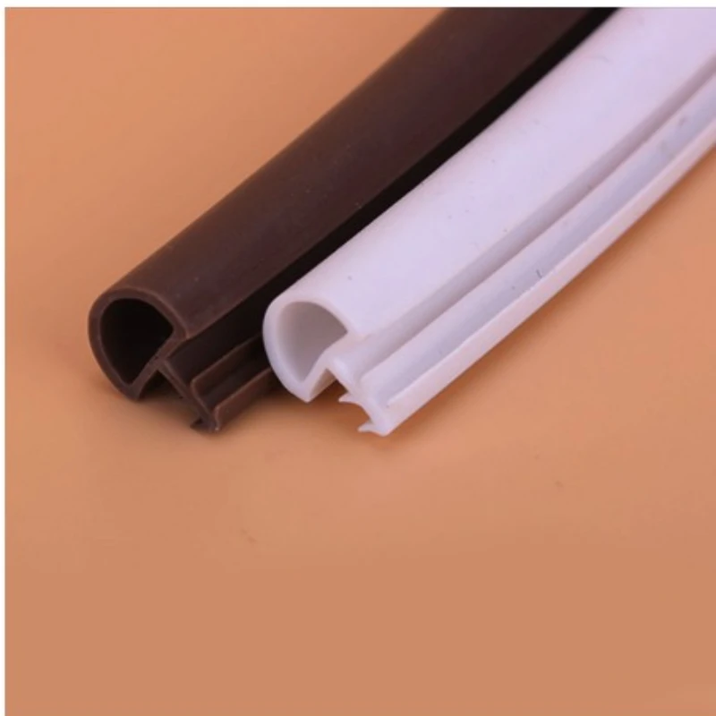 Isolamento Acústico Weatherstrip 5m Pvc Porta de Madeira Janela Faixa Seal Bumper