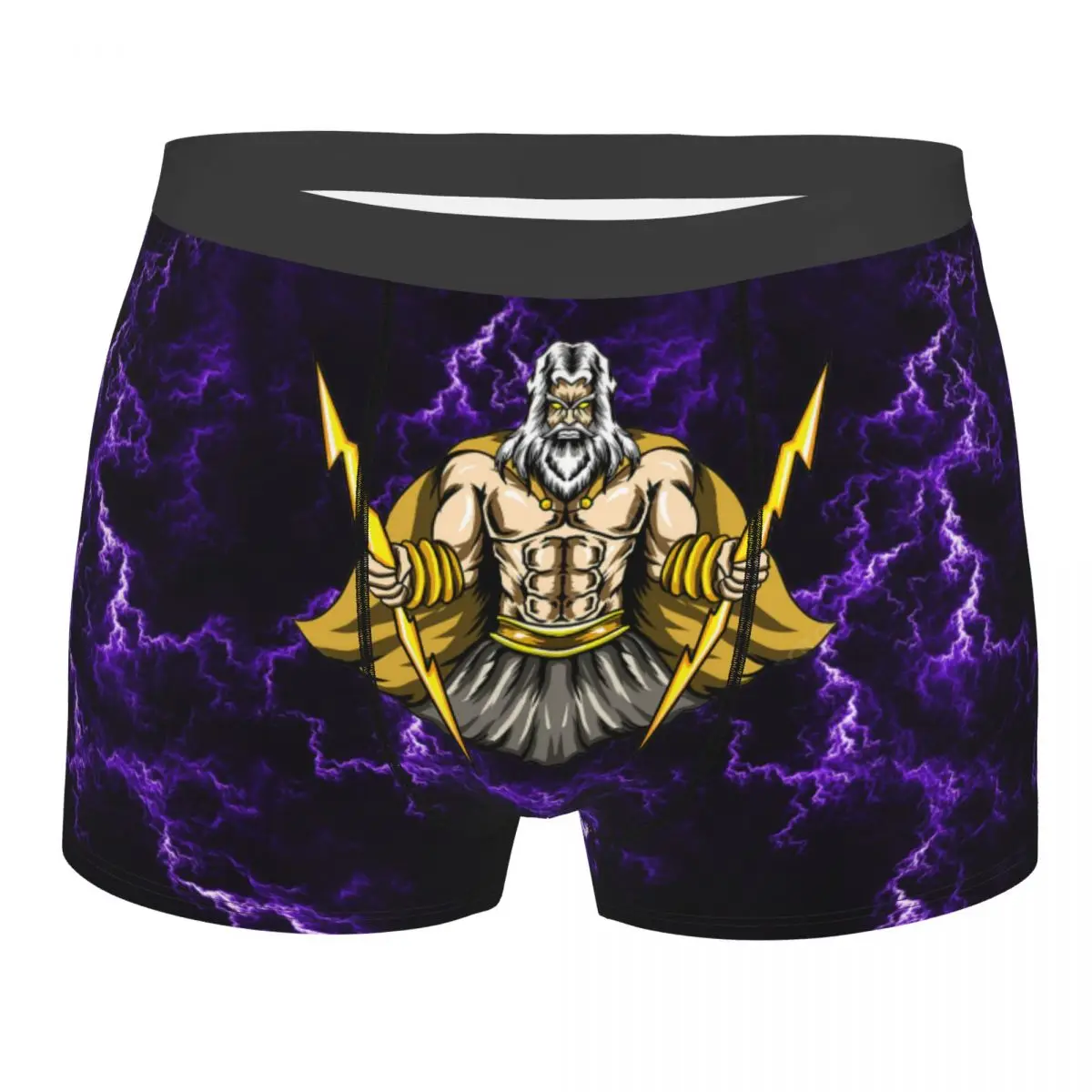

Thunderbolt Man Vintage Underpants Homme Panties Men's Underwear Shorts Boxer Briefs