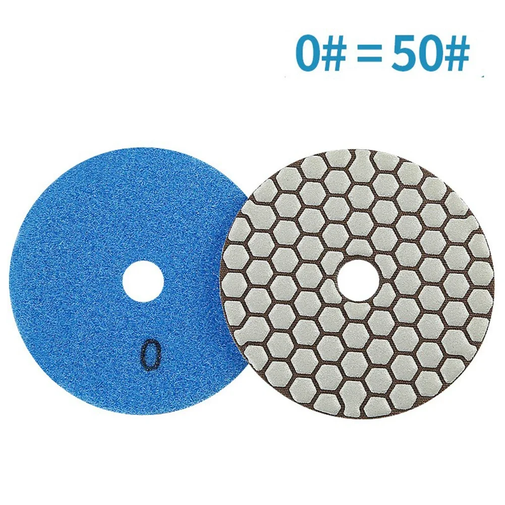 4 Inch Diamond Dry Polishing Pad Flexible Sanding Disc For Granite Marble For Marble Granite Quartzite Glass