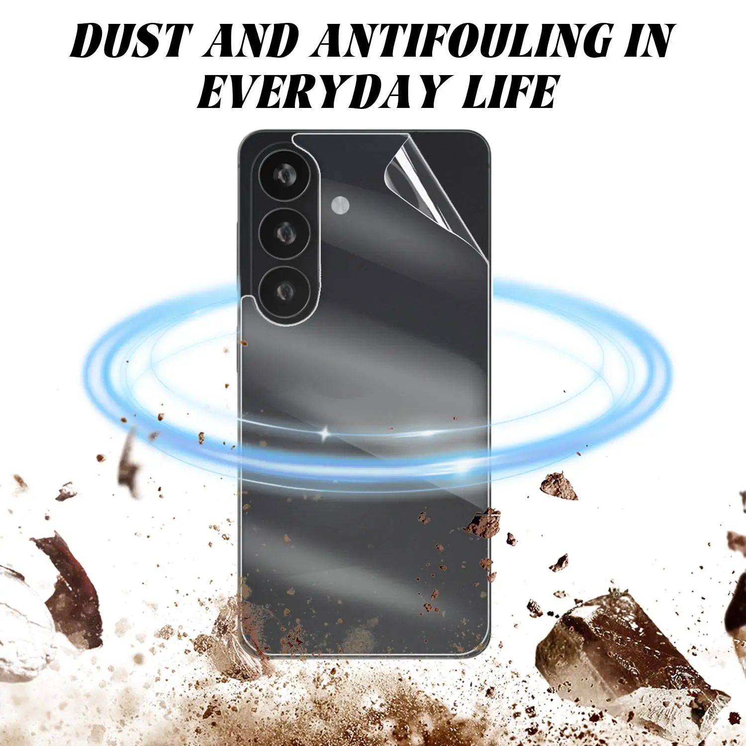 1-4Pcs Frosted Soft TPU Hydrogel Films Back Screen Protectors