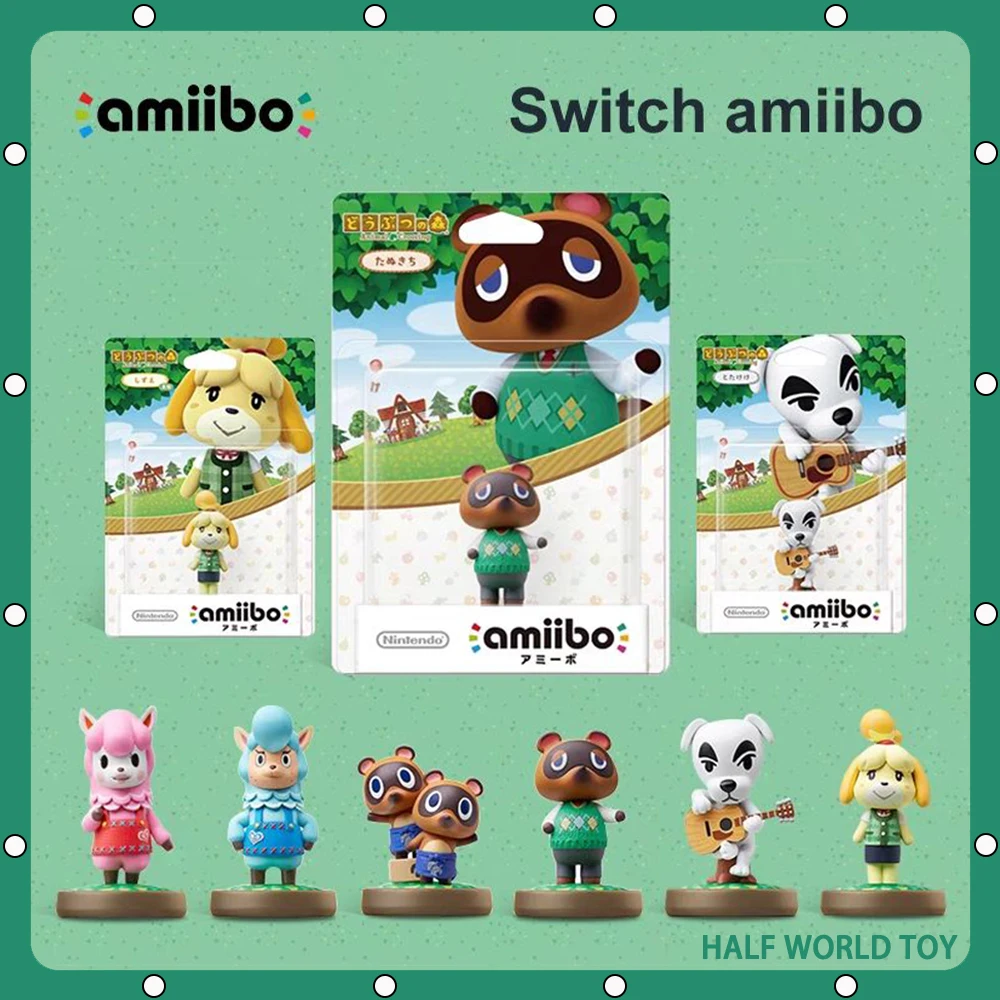 Ns Switch Amiibo Animals Crossing New Horizons Figure Kawaii Animals Figures Game Animal Crossing Cards Figurine Dolls Toys Gift